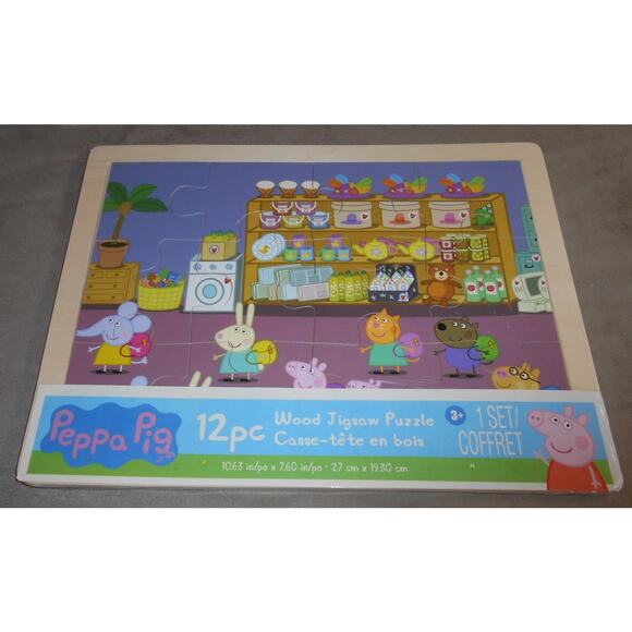 Peppa Pig Peppa's Adventure 12 PC Wood Jigsaw Puzzle TCG Toys #38820-1 2022 - Picture 2 of 5
